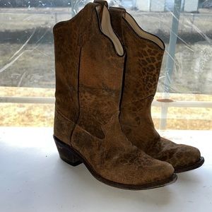 Leopard Cowboy boots